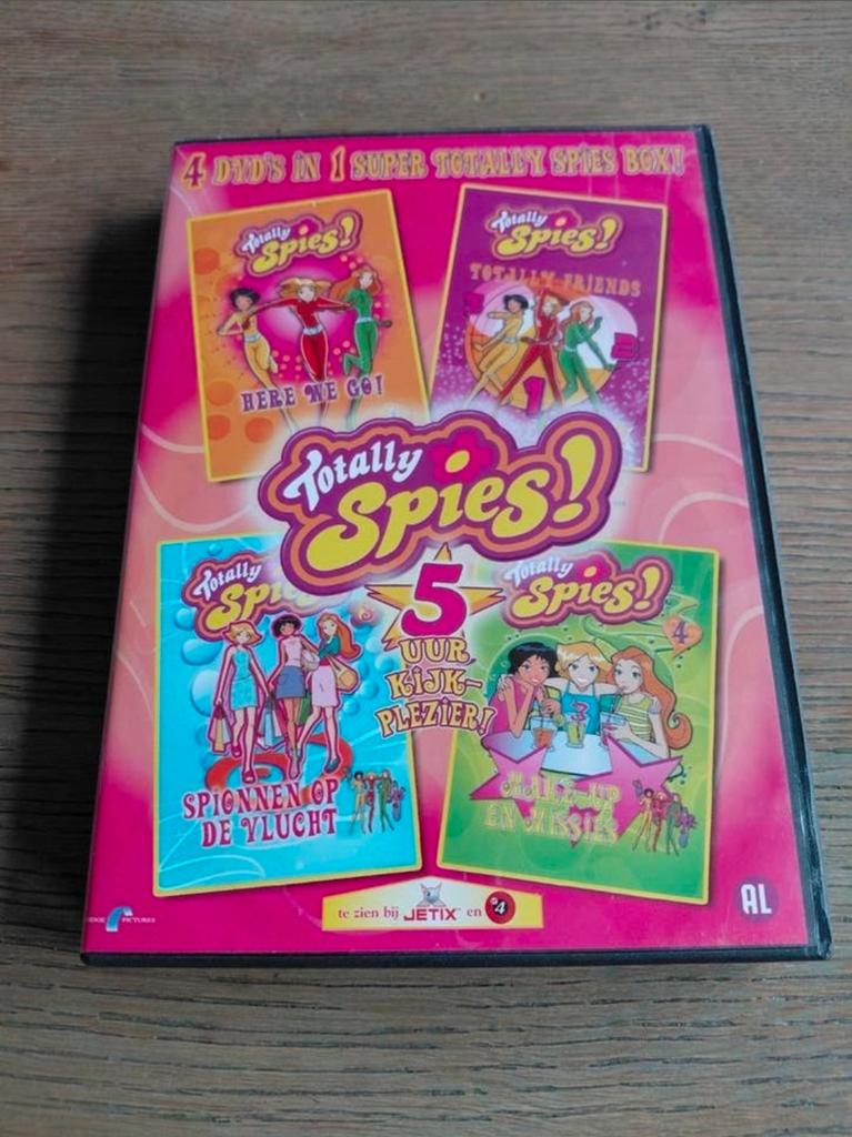 Totally Spies 4 dvd Box. 5 uur kijkplezier. Jetix., Gebruikt, Tekenfilm, Ophalen of Verzenden, Alle leeftijden