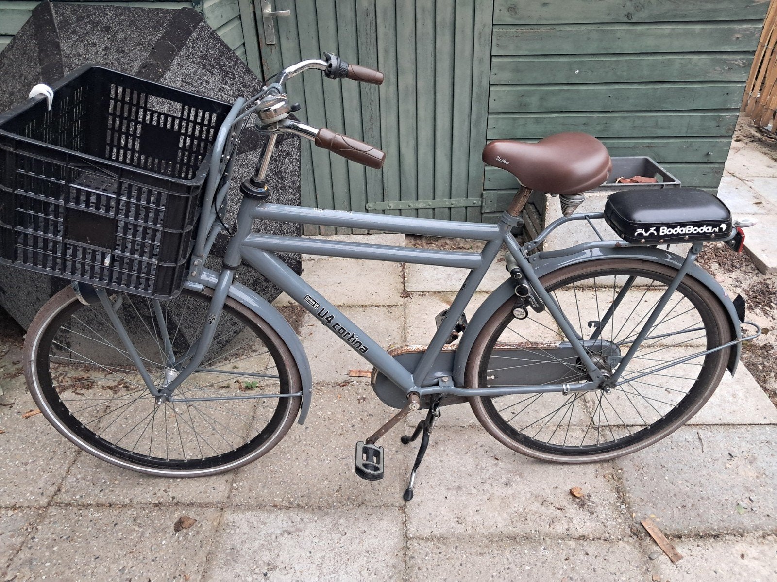 Cortina U4 Transportfiets - Grijs, Overige merken, Terugtraprem, Versnellingen, Ophalen of Verzenden