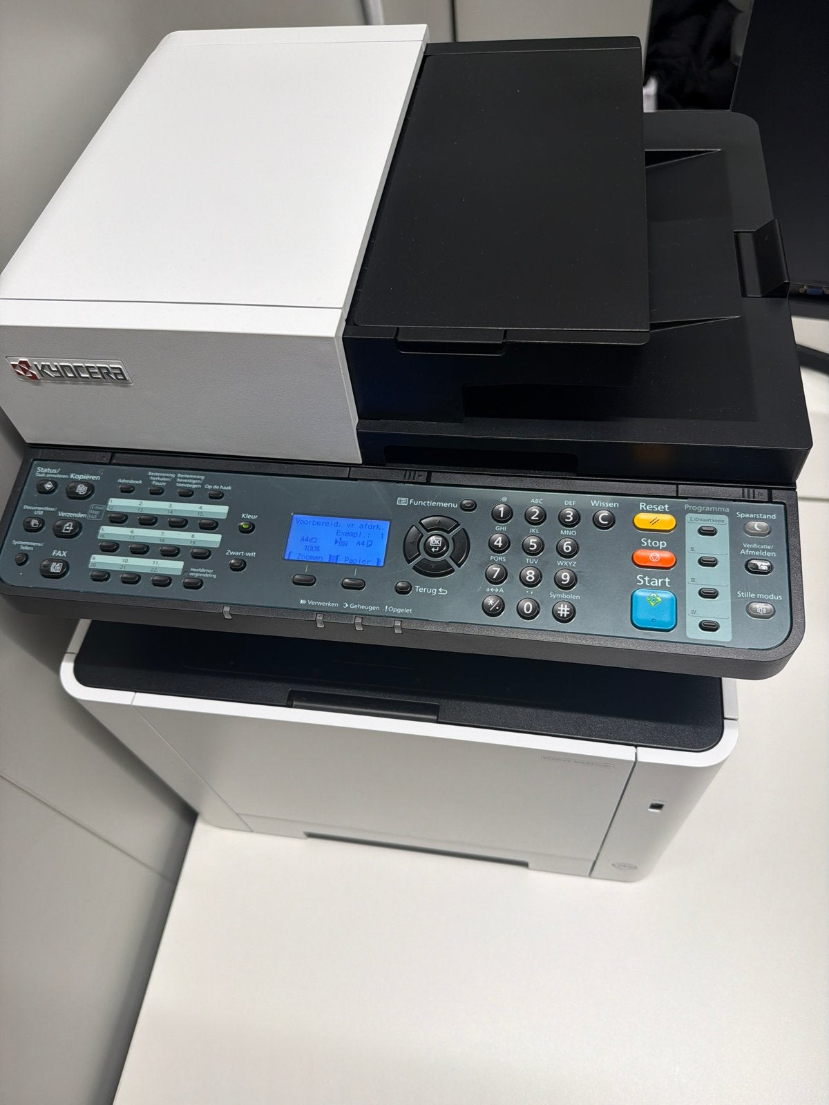 Kyocera ECOSYS M5521dcn Laserprinter ZGAN, Ophalen, Faxen, All-in-one, Zo goed als nieuw
