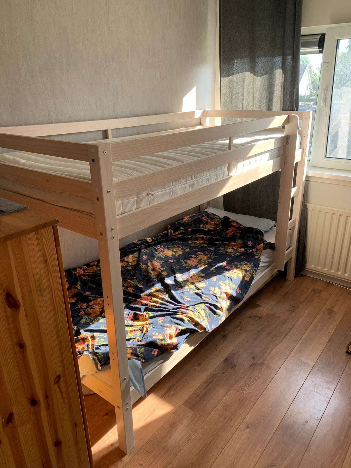 Stapelbed met matrassen - ideaal voor kleine kamers, Ophalen, Gebruikt, 90 cm, 160 tot 180 cm