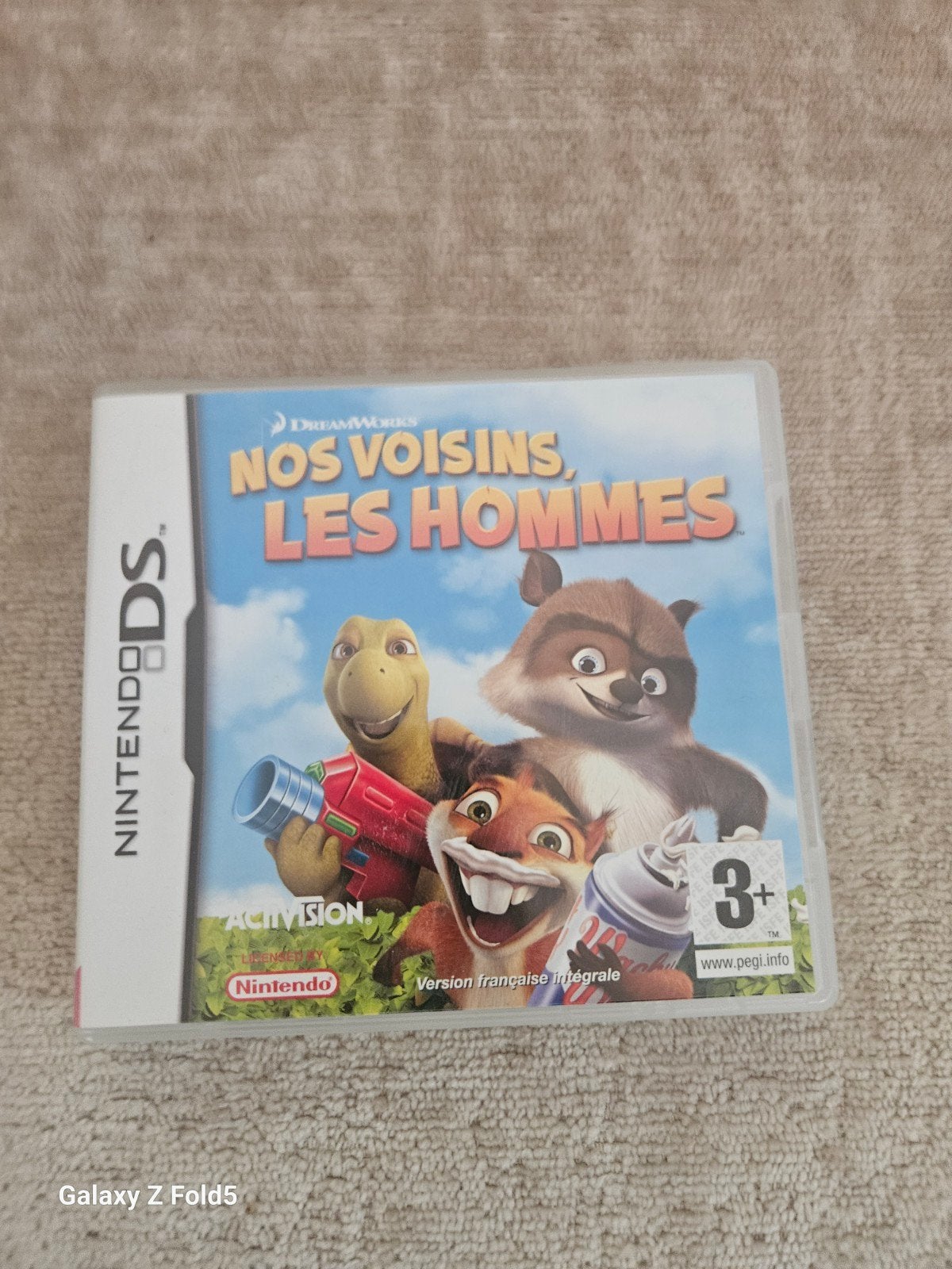 Nos Voisins, Les Hommes - Nintendo DS (Franse versie), Avontuur en Actie, Gebruikt, 1 speler, Ophalen of Verzenden