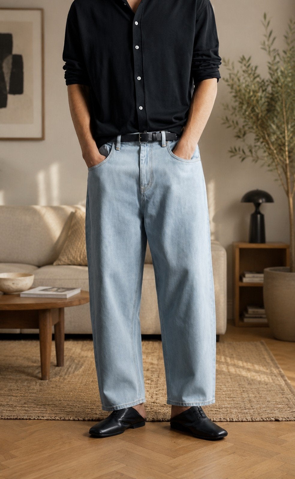 Zara Baggy Fit Jeans - Maat 48/XL, Zara, Nieuw, W33 - W34 (confectie 48/50), Verzenden