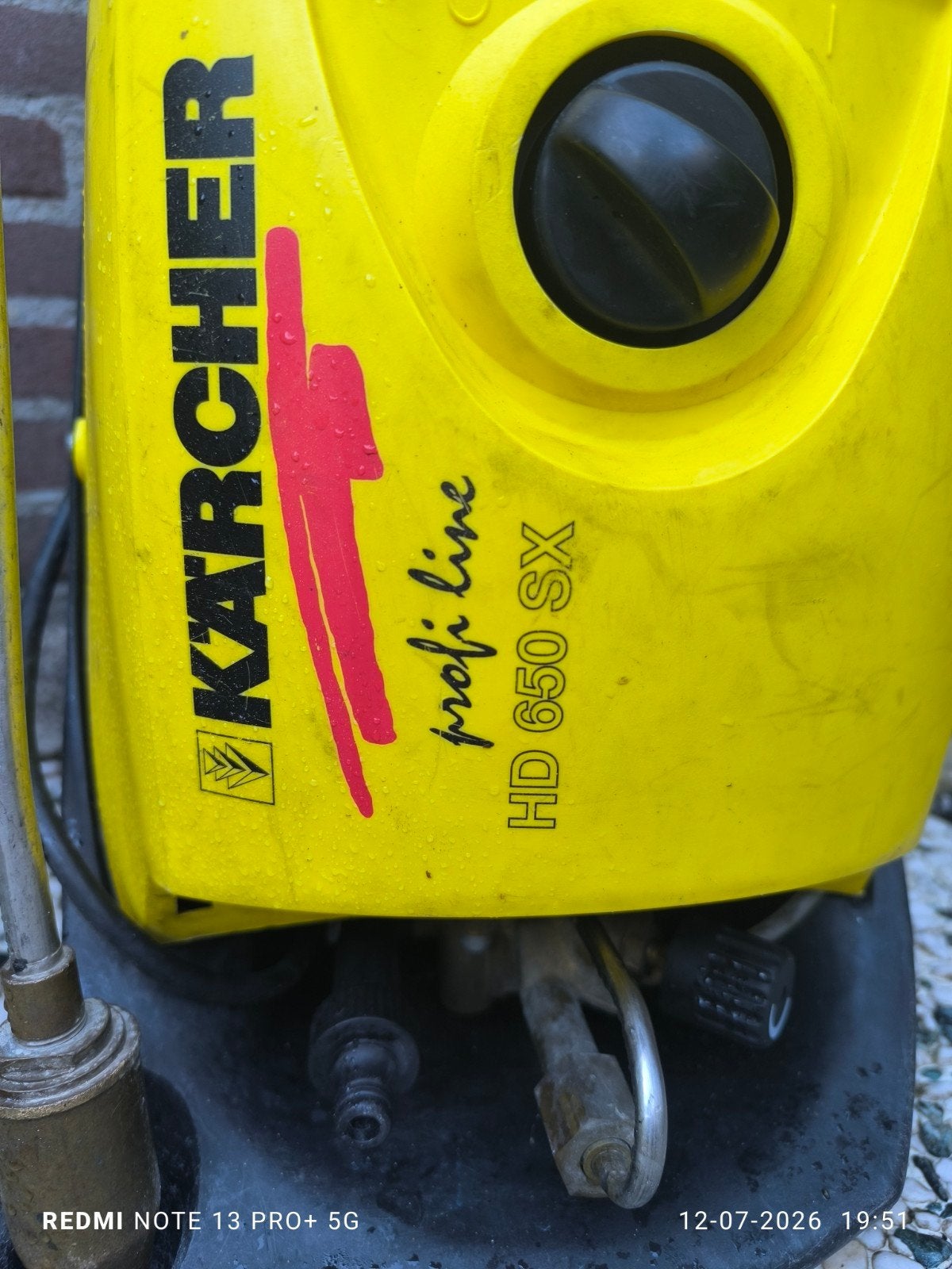 Karcher Profi Line HD 650 SX Hogedrukreiniger, Tuin en Terras, Hogedrukreinigers, Ophalen of Verzenden, Gebruikt, Elektrisch, Karcher