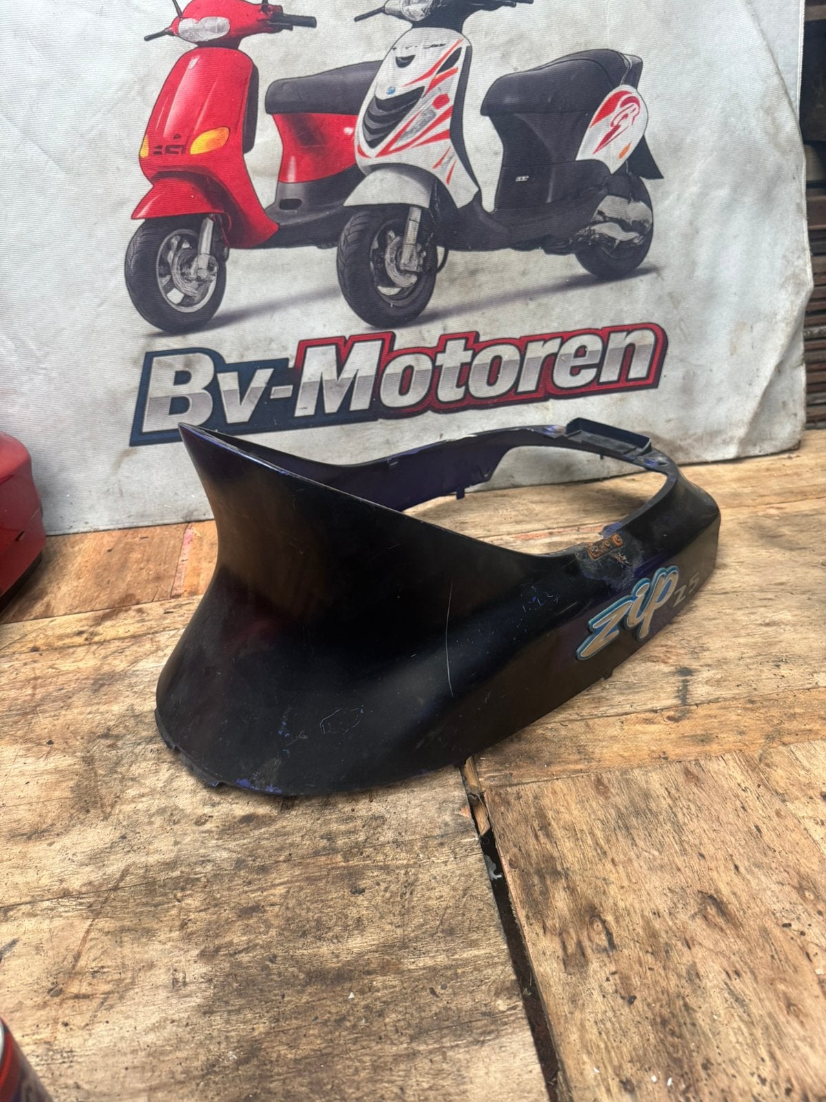 Piaggio Zip Type 1 2 3 Achterkap Zwart, Fietsen en Brommers, Brommeronderdelen | Scooters, Ophalen of Verzenden, Zo goed als nieuw