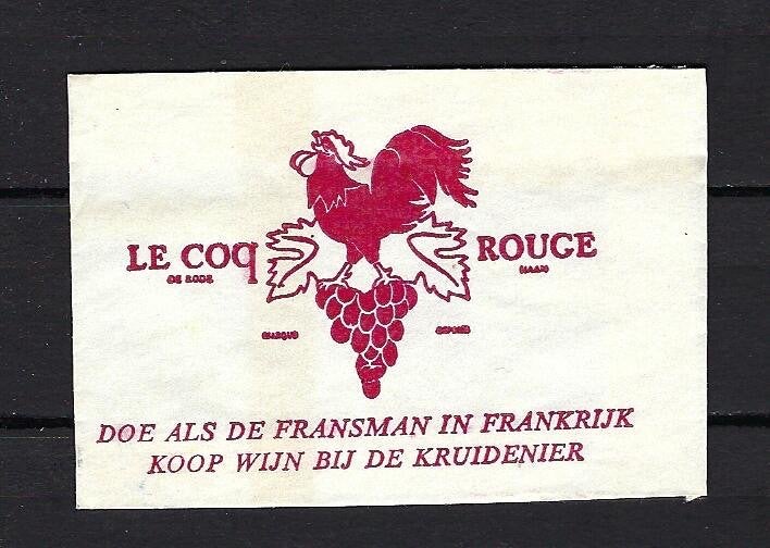 907 LE COQ ROUGE, Ophalen of Verzenden, Nederland