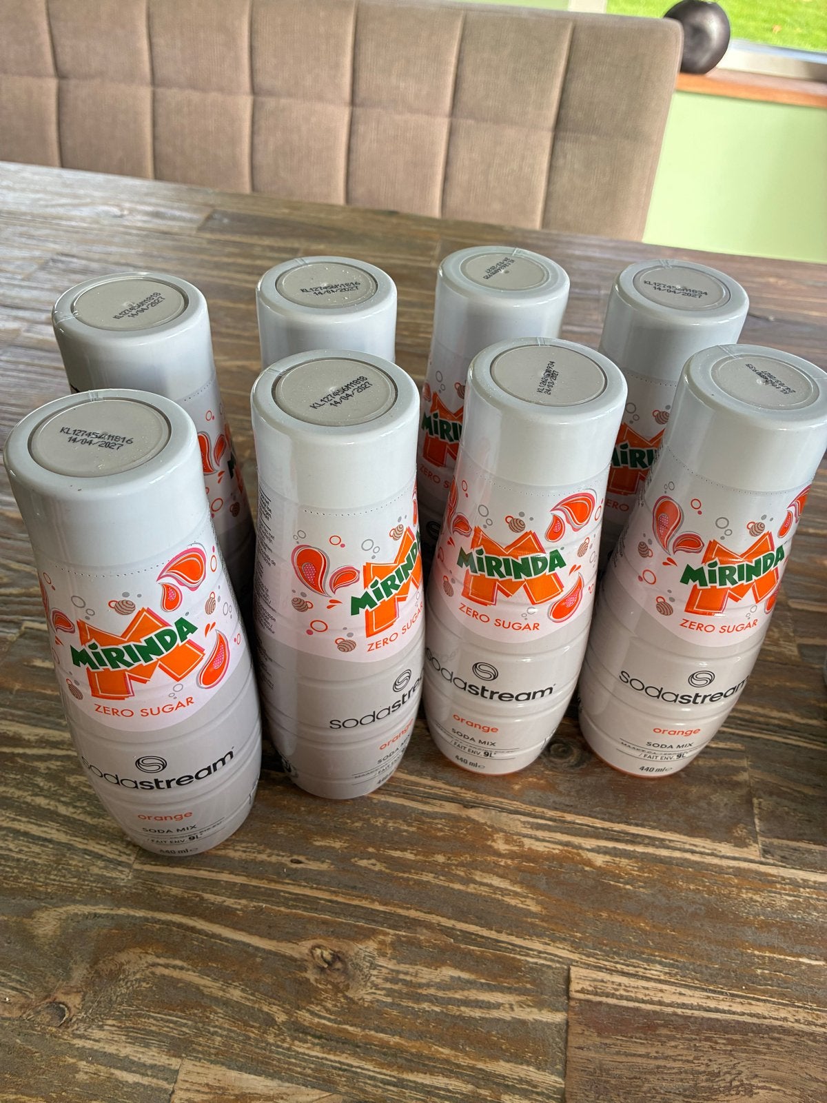 8x Sodastream siroop | Mirinda Orange | Zero, Ophalen of Verzenden