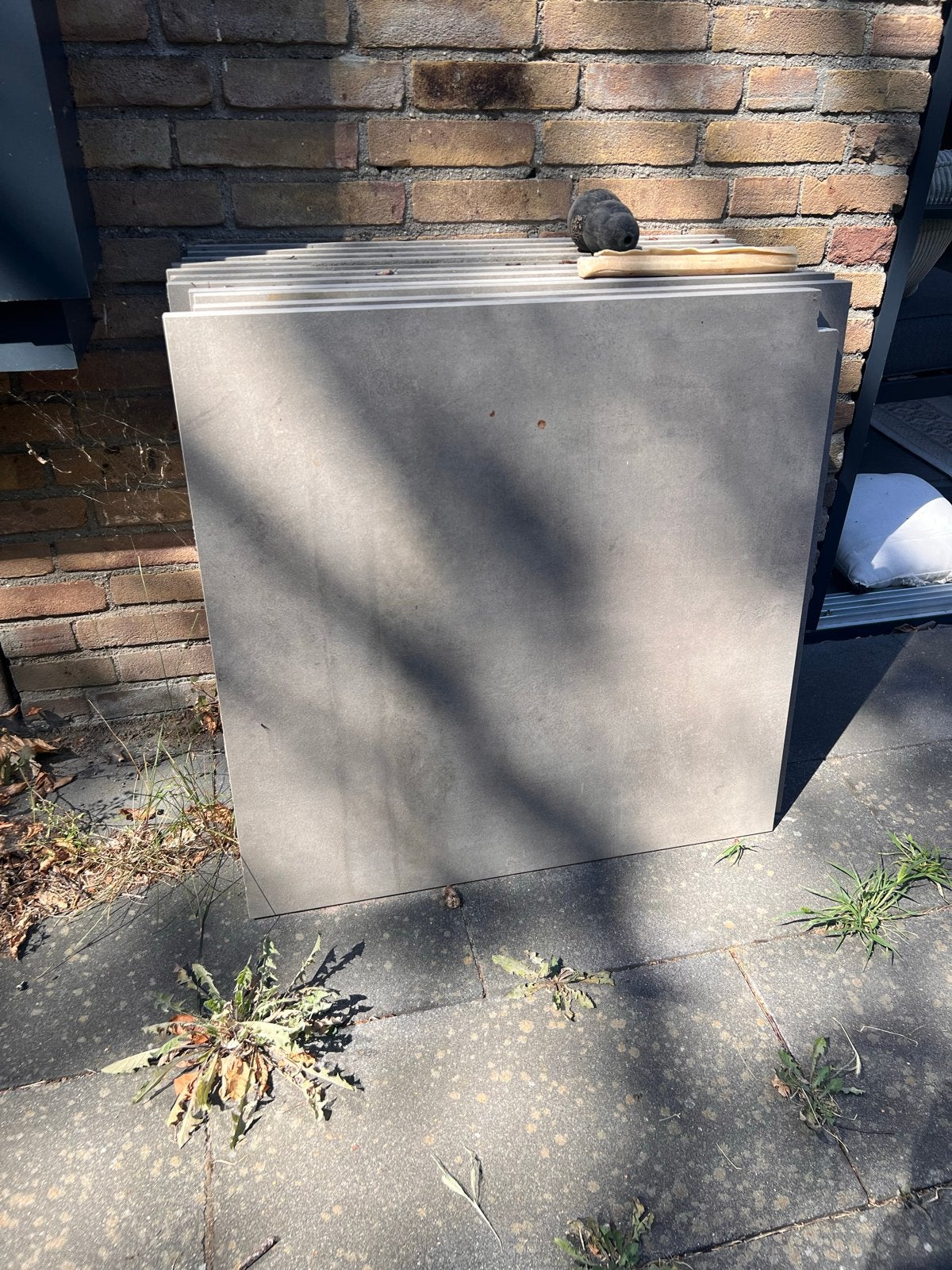 Keramische tegels 70x70x3, Ophalen, Keramiek, Zo goed als nieuw, 10 m² of meer