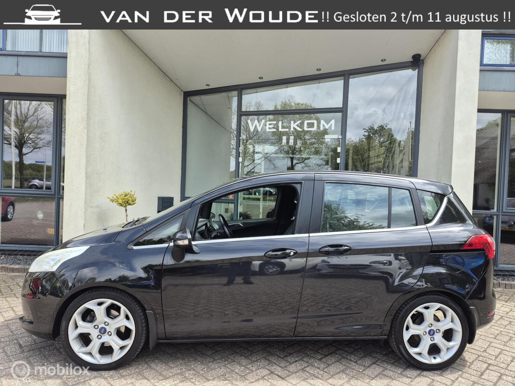 Ford B-Max 1.0 EcoBoost Titanium|Leder|Clima|LED|Cruise!, Auto's, Voorwielaandrijving, Euro 5, 750 kg, Leder en Stof
