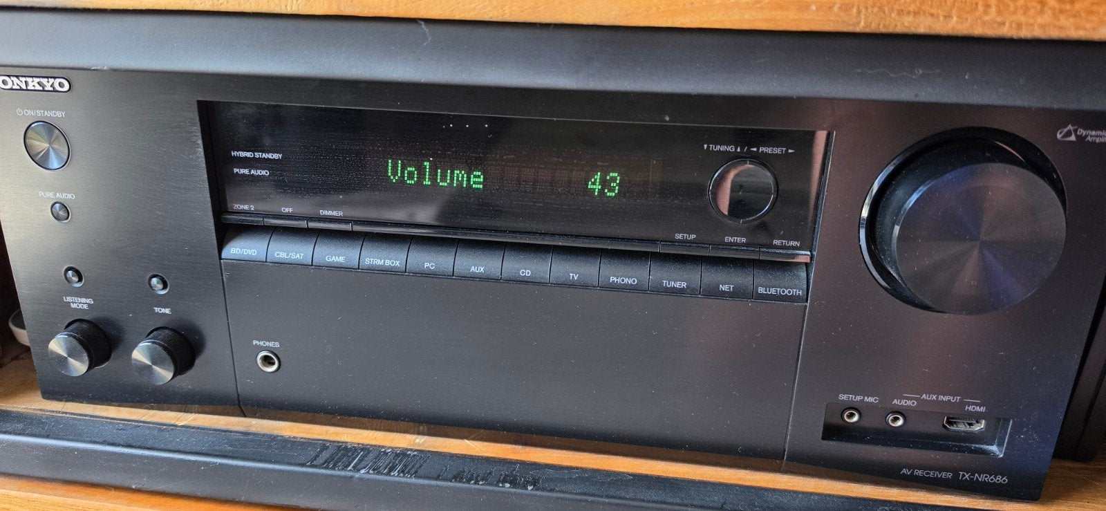 Onkyo TX-NR686 met Klipsch Synergy F1/F2 speakerset + center, Ophalen, 120 watt of meer, Onkyo