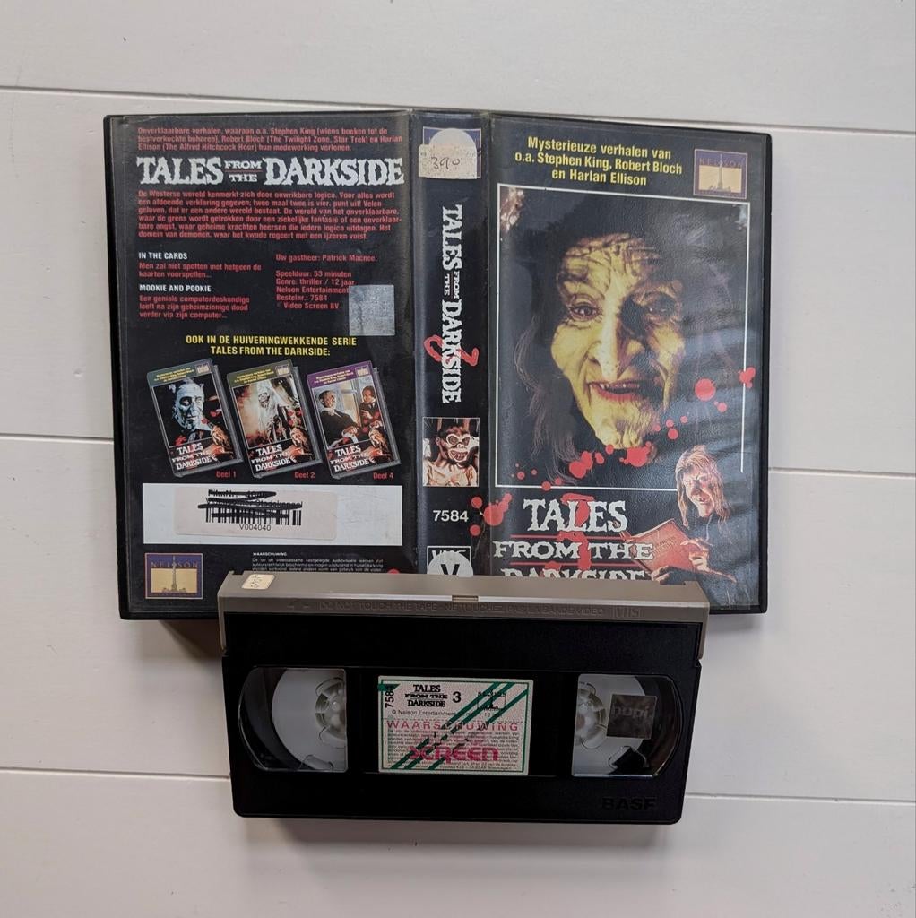 Tales from the Darkside 3 - VHS Ex Rental - TV Serie Horror, Ophalen of Verzenden