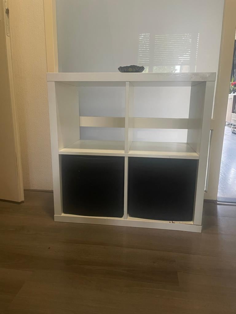 Witte IKEA Kallax, Ophalen, Gebruikt