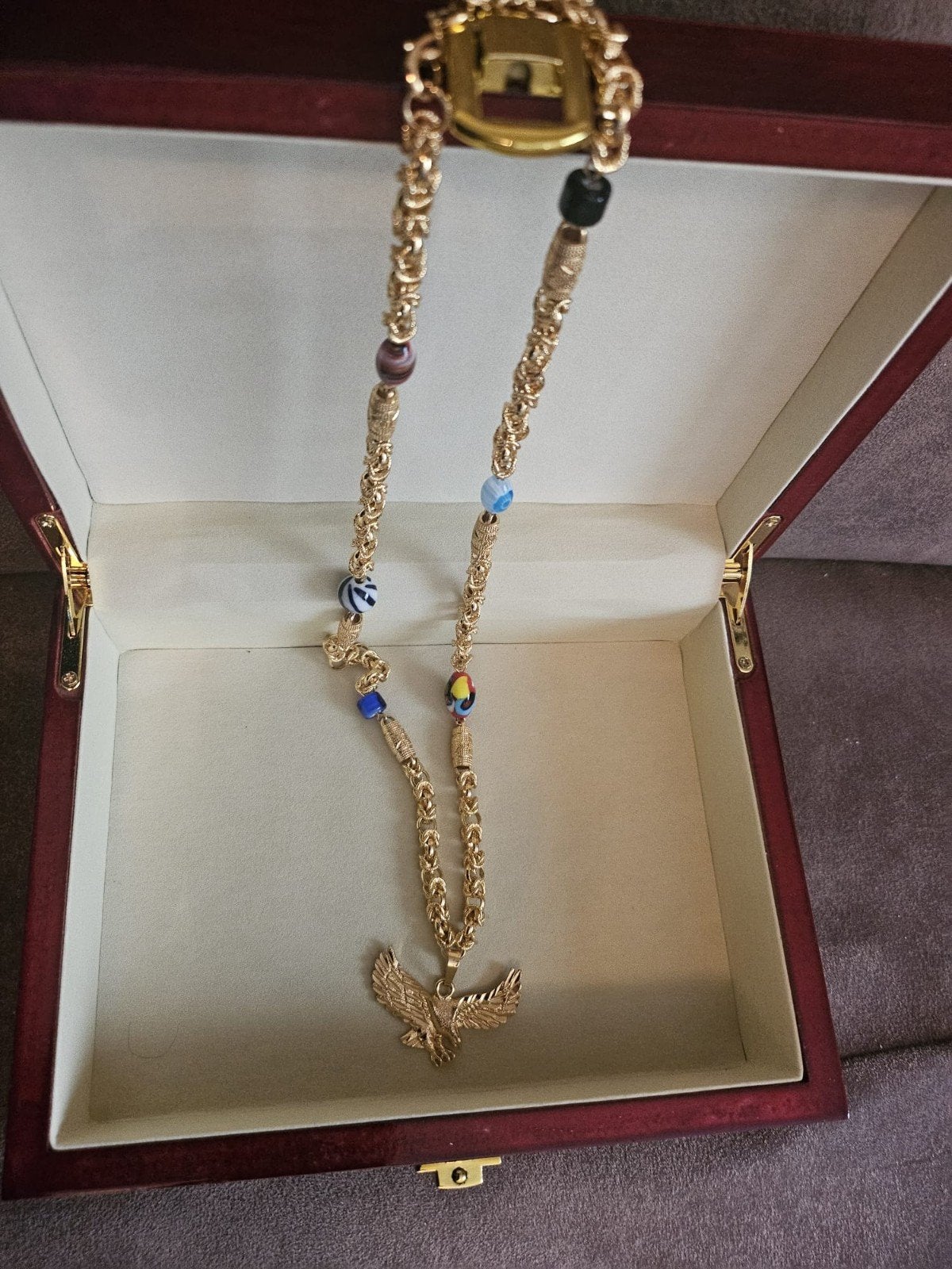 Alla Kondre ketting 63 cm, Ophalen of Verzenden, Goud