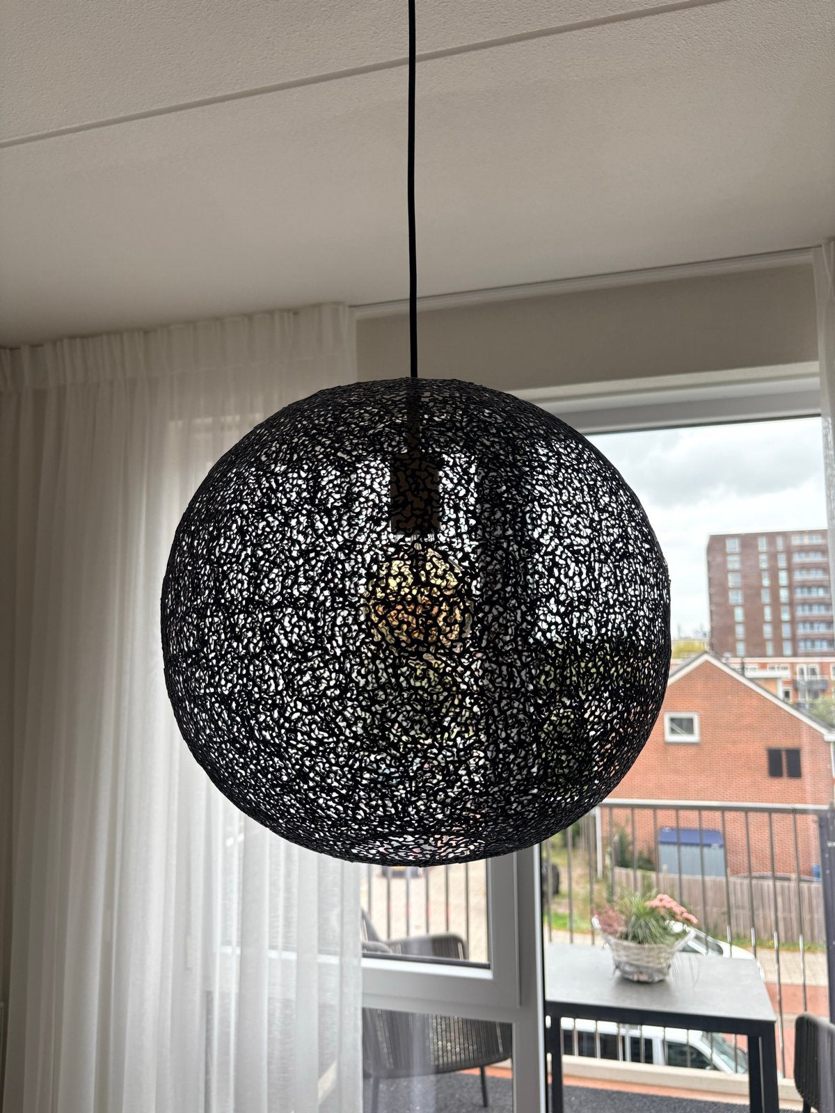 Oro Nero 40 cm hanglamp - Zo goed als nieuw, Ophalen, Zo goed als nieuw, Metaal