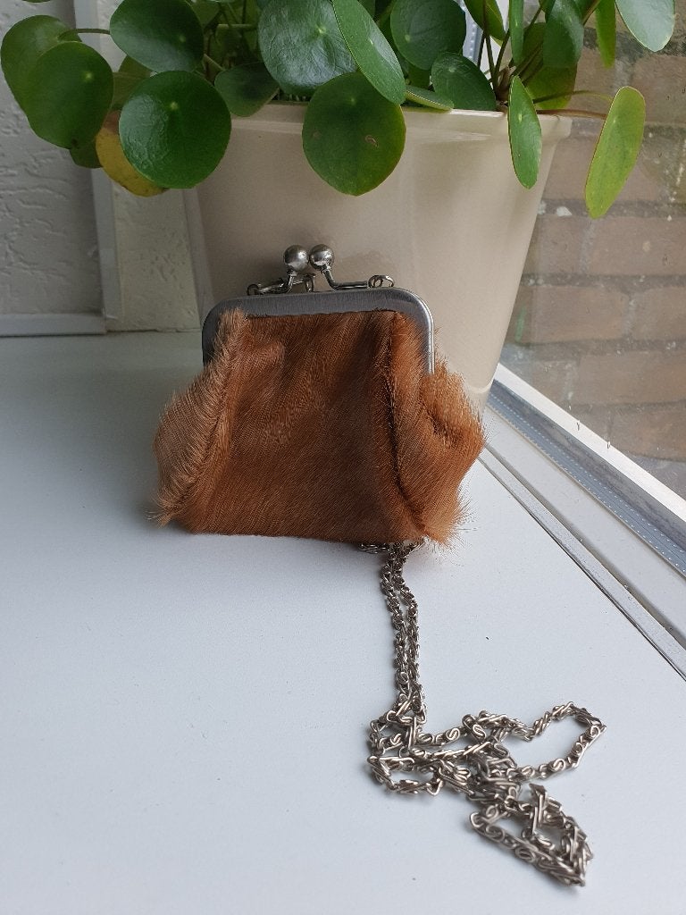Romano vintage mini tasje – cognackleurig, Sieraden, Tassen en Uiterlijk, Ophalen of Verzenden, Bruin