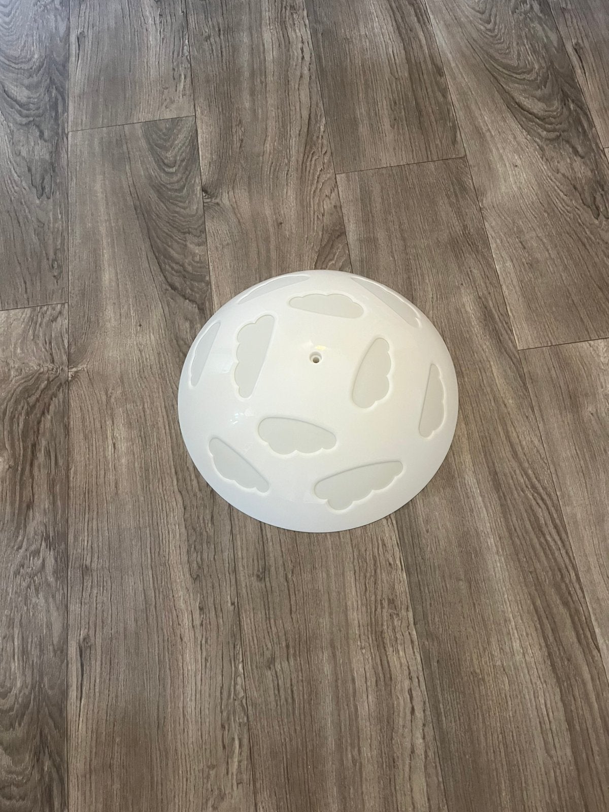 Plafondlamp met wolken (wit, Ikea Skojig), Ophalen, 47 cm, Kunststof, E27 (groot)