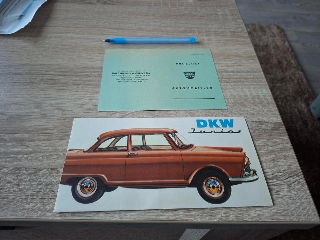 DKW Junior 1960 incl prijslijst, Ophalen of Verzenden, Gelezen, Algemeen