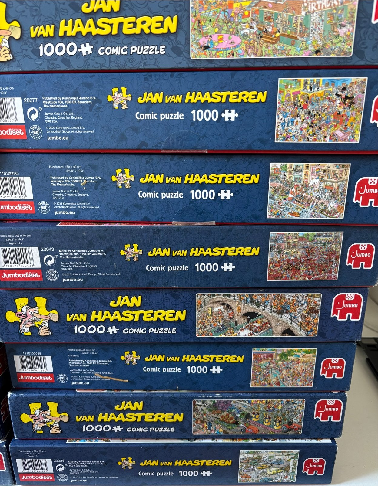 Jan van Haasteren Puzzels - Diverse Collectie, Ophalen, Meer dan 50 stukjes, Zo goed als nieuw, 6 jaar of ouder