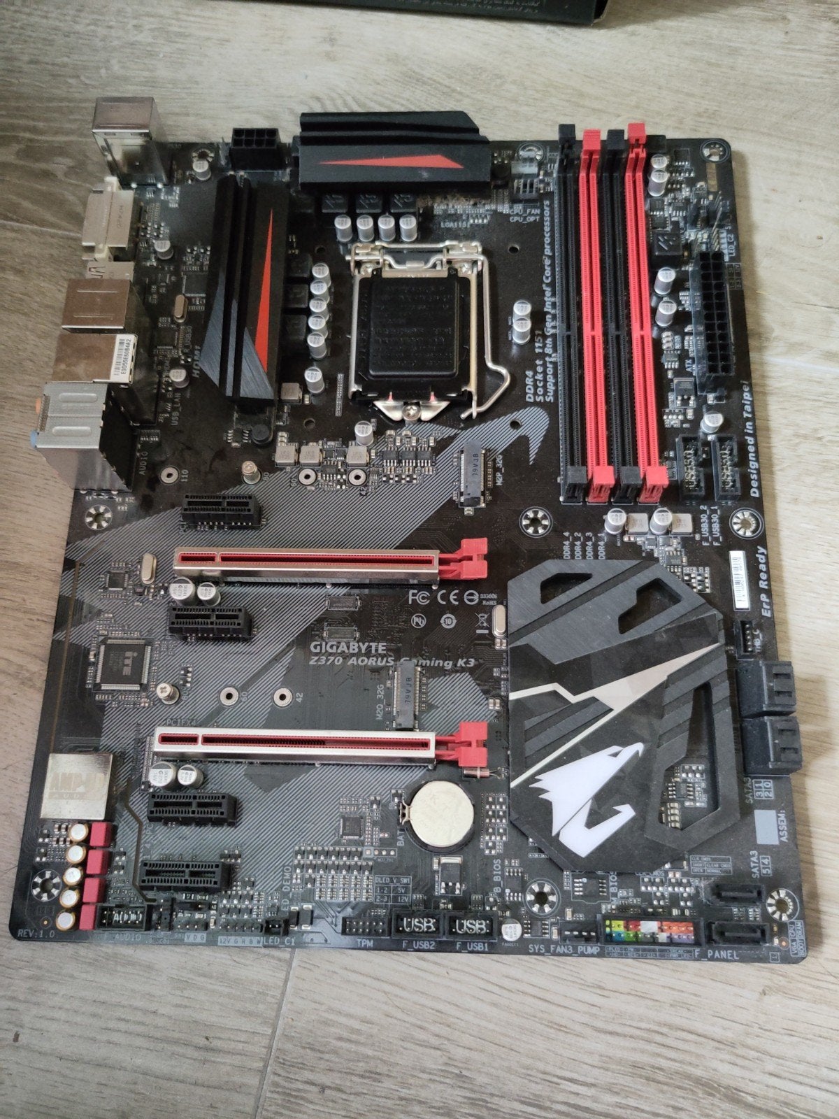 Gigabyte Z370 AORUS Gaming K3 Moederbord, Computers en Software, LGA 1151, DDR4, Ophalen of Verzenden, Zo goed als nieuw