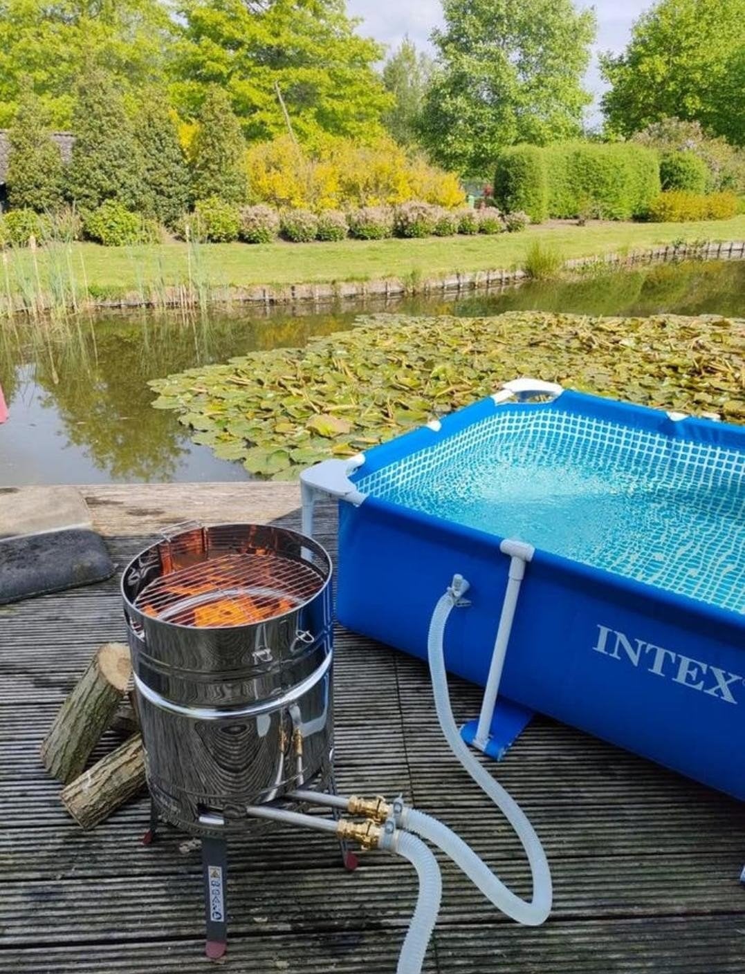 Hottub kachel RVS, Ophalen of Verzenden, Vast