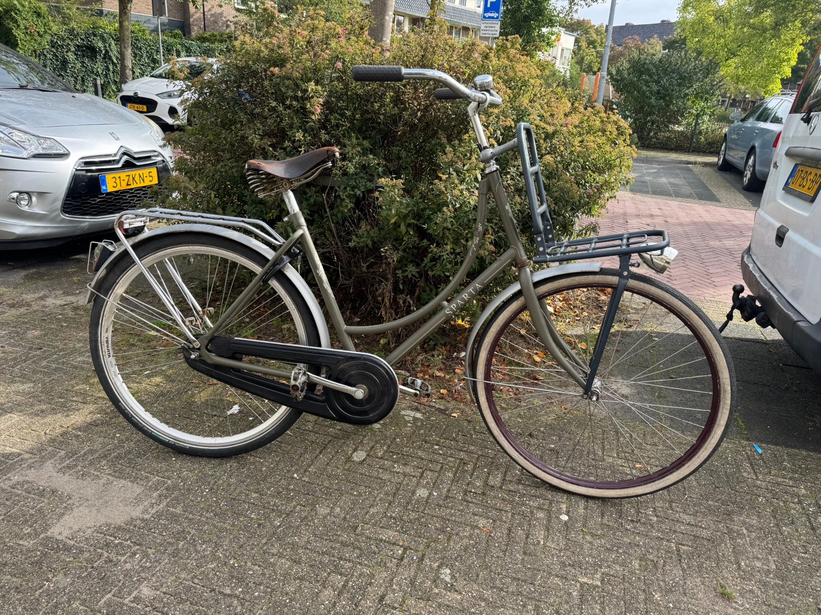 Sparta omafiets met terugtraprem maat 28 inch bij Mak Fietscentrum