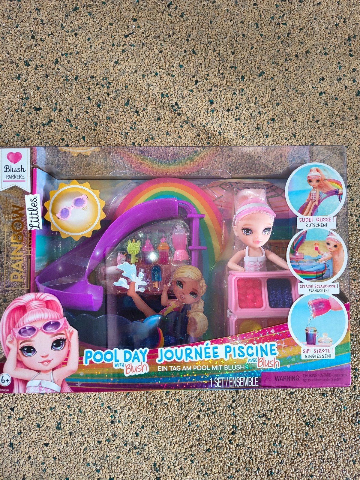 Rainbow High Littles Pool Day met Blush pop, Ophalen of Verzenden, Nieuw, Overige typen