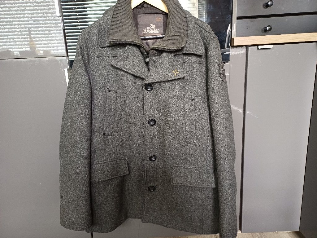 grijze winterjas VanGuard mt L, Maat 52/54 (L), Ophalen of Verzenden, Vanguard, Grijs