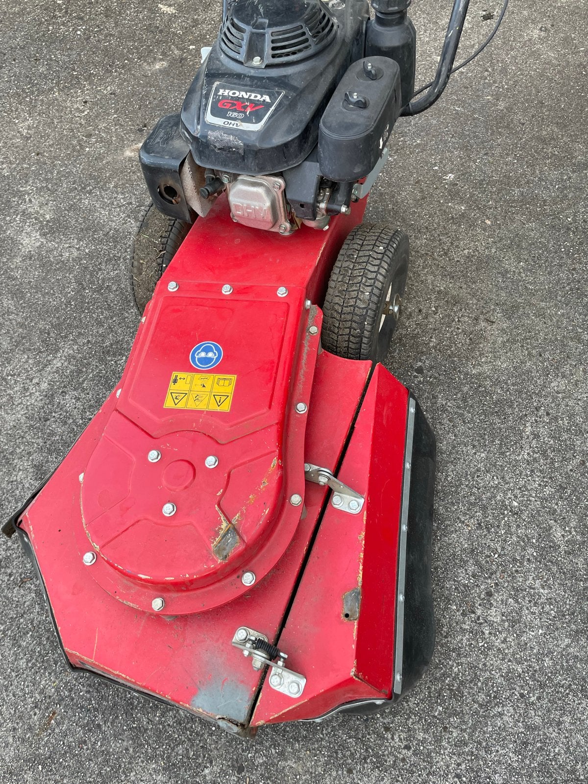 Onkruidborstel machine TE HUUR, Tuin en Terras, Ophalen, Gebruikt