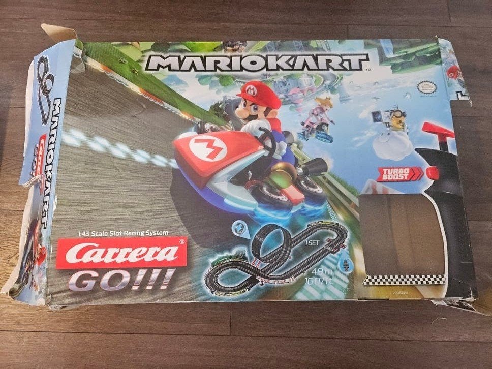 Carrera GO!!! Mario Kart Racebaan Onderdelen (zonder auto's), Gebruikt, Onderdelen, Carrera, Ophalen of Verzenden