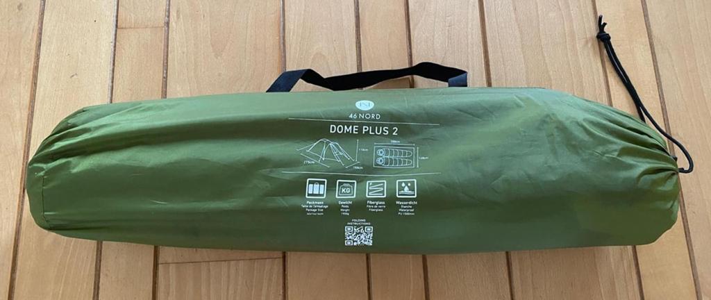 Compacte 2-persoons tent (2x), Ophalen of Verzenden, Zo goed als nieuw, Tot en met 2
