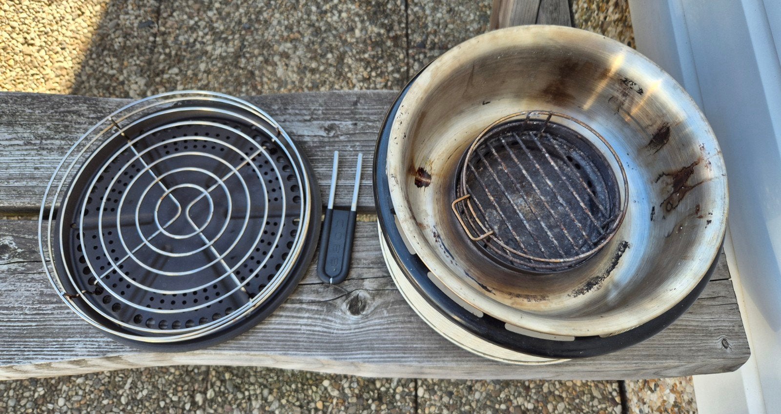 Cobb Pro barbecue met diverse accessoires, Ophalen, Gebruikt, Cobb, Met accessoires