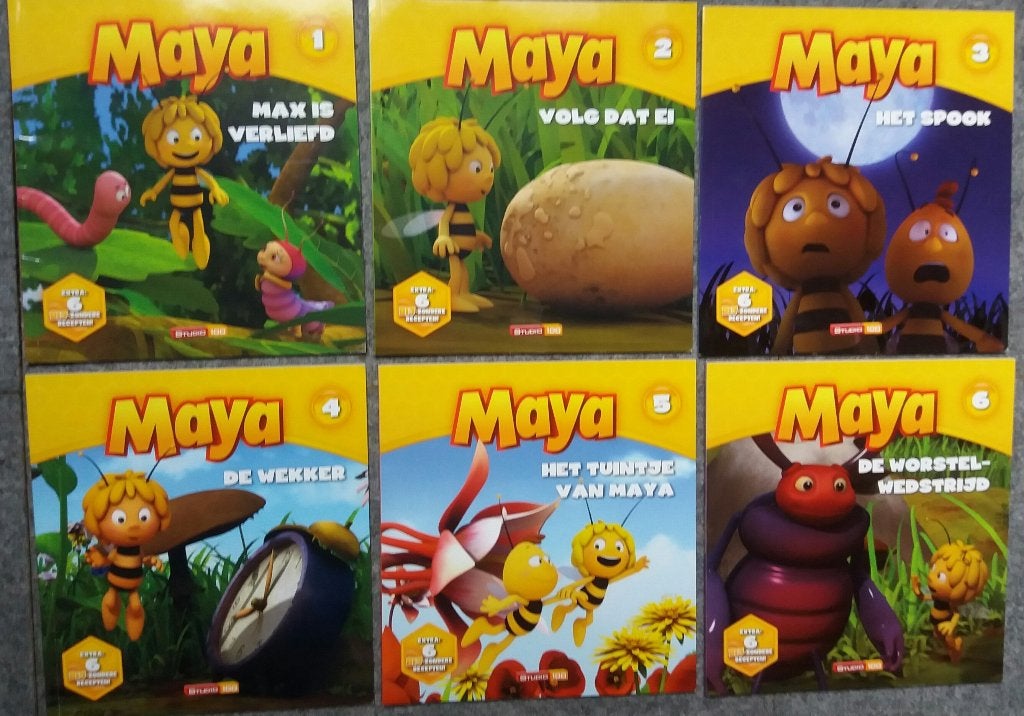 Maya De Bij: Complete Serie Deel 1 t/m 6 (Studio 100), Gelezen, Fictie algemeen, Jongen of Meisje, Ophalen of Verzenden