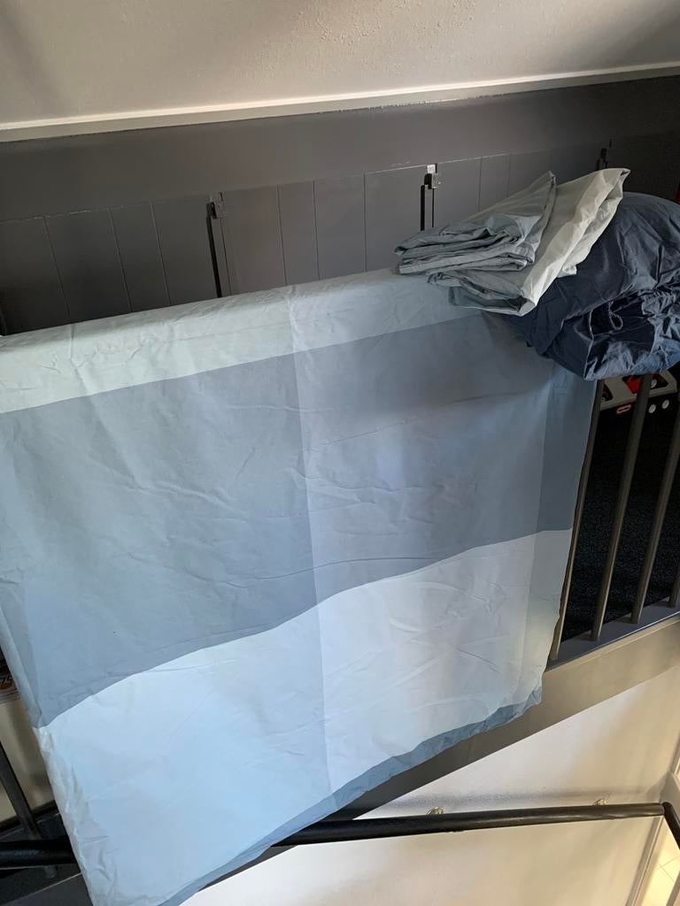 Dekbedovertrek, Huis en Inrichting, Eenpersoons, Blauw, Dekbedovertrek, Ophalen of Verzenden