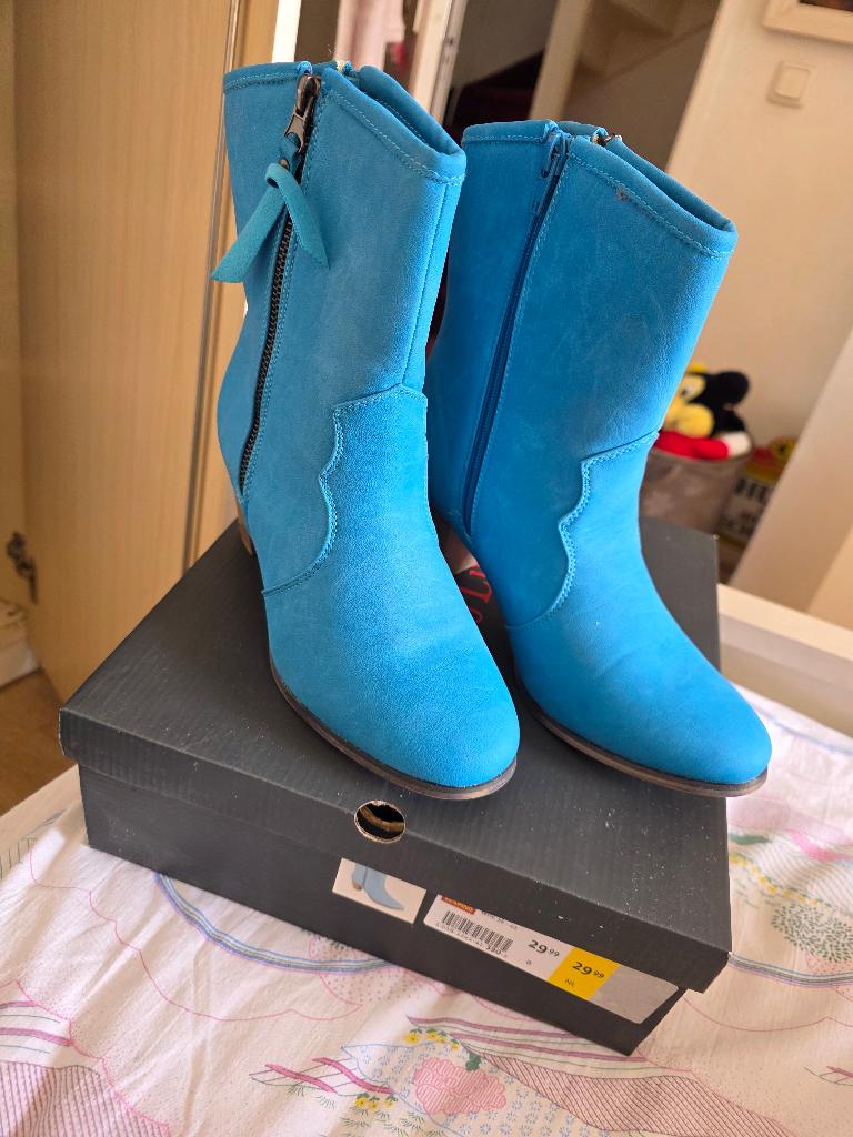 Enkellaarsjes, Ophalen of Verzenden, Nieuw, Blauw