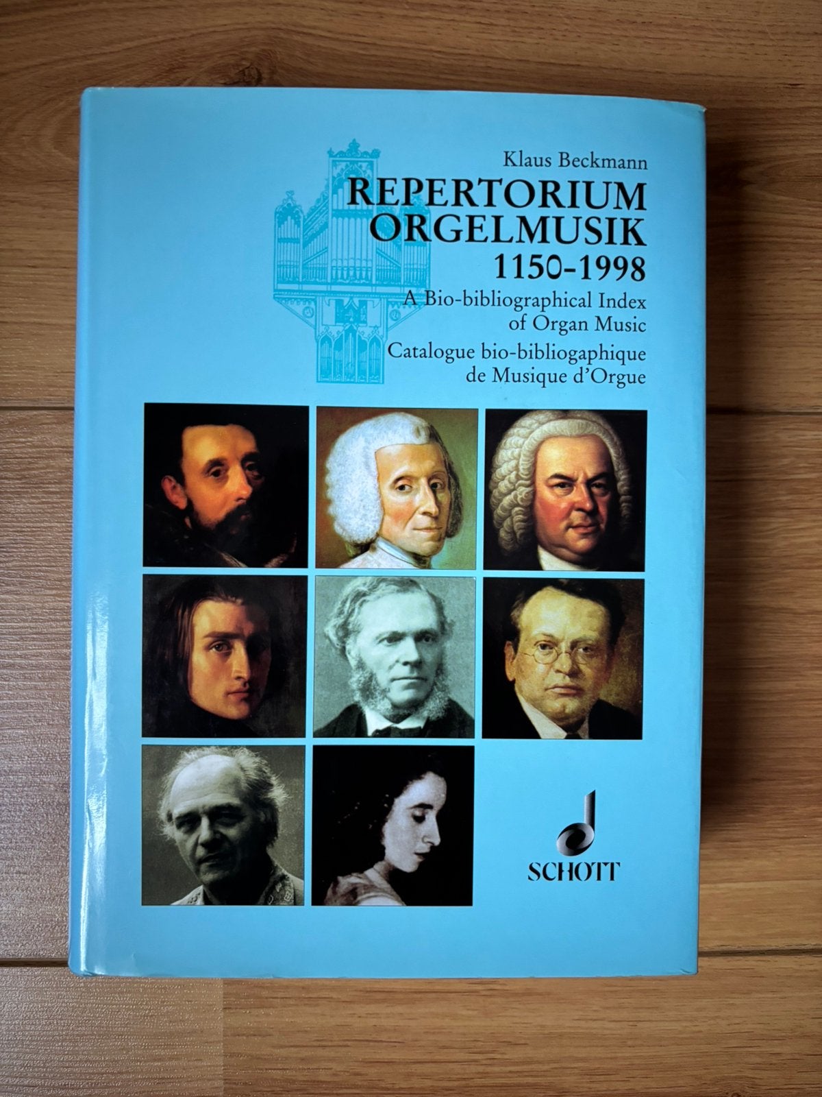 Klaus Beckmann boek “Repertorium Orgelmusik 1150-1998” ZGAN, Ophalen of Verzenden, Zo goed als nieuw, Overige onderwerpen