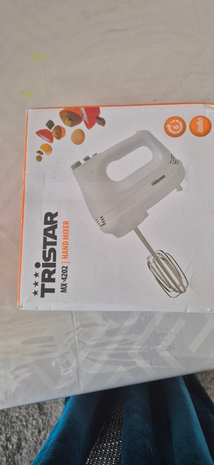 Tristar MX-4202 Handmixer - Nieuw in doos, Minder dan 1 liter, Ophalen of Verzenden, Nieuw, 3 snelheden of meer