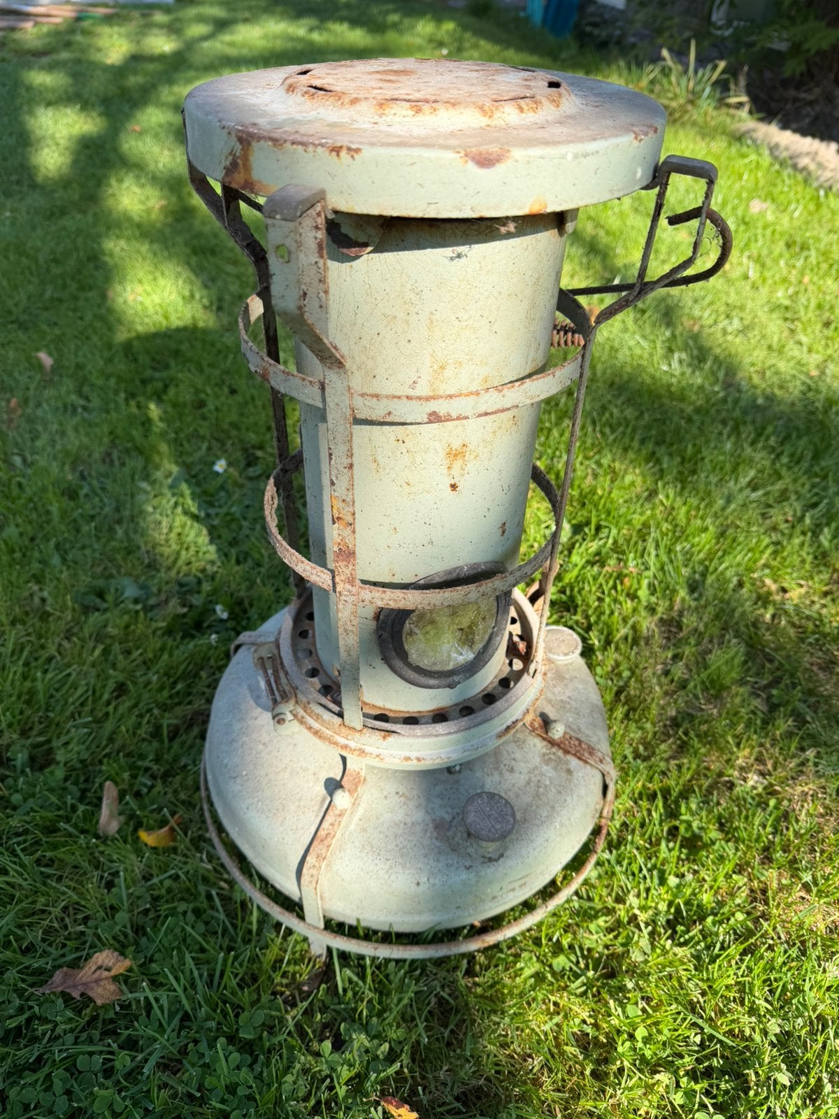 Mooie oude Engelse Aladdin Blue Flame Heater, type H2201, Ophalen, Gebruikt, Overige brandstoffen, Petroleumkachel