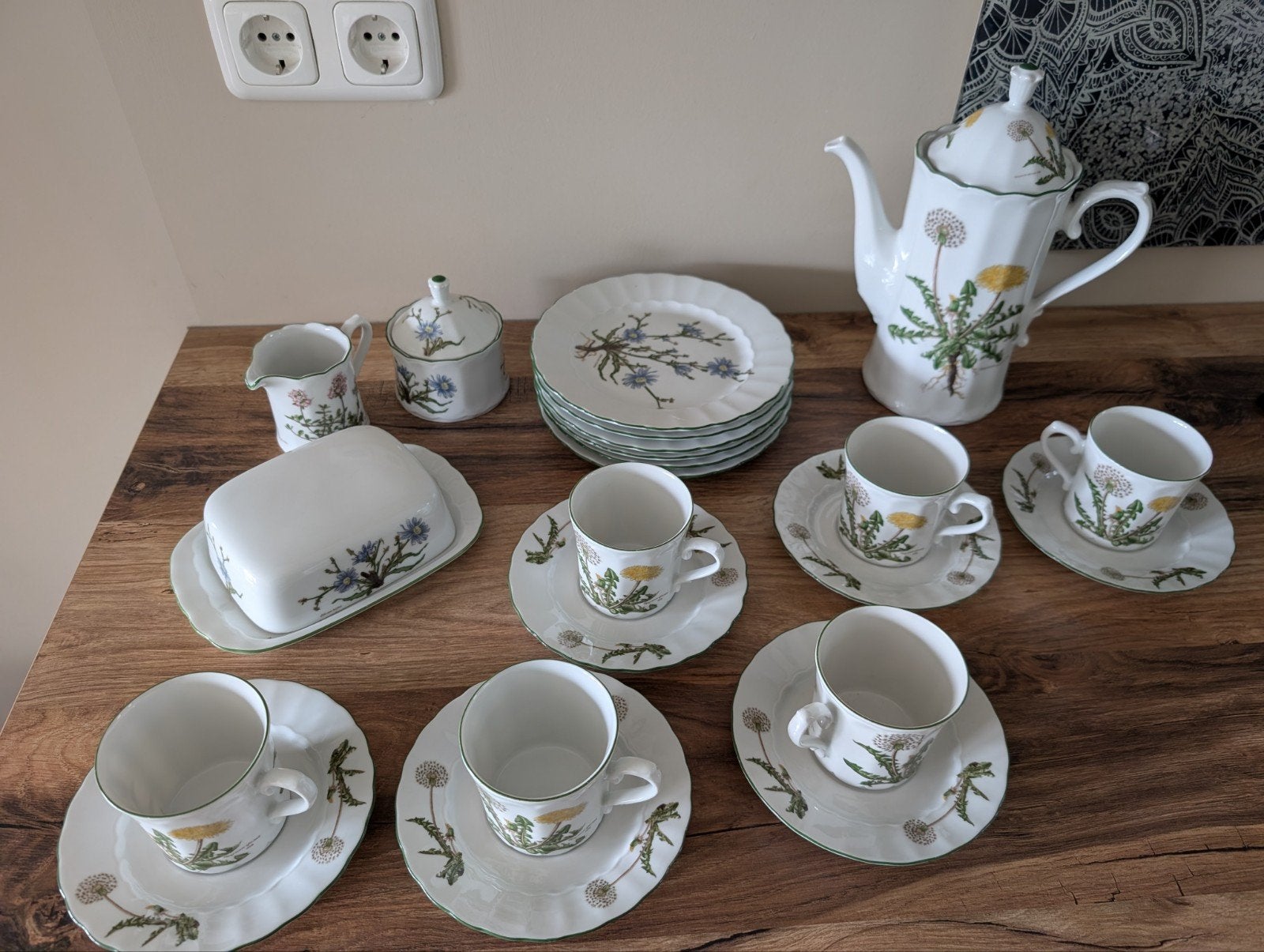 Landelijke Eschenbach Koffieservies - Porselein, Ophalen of Verzenden