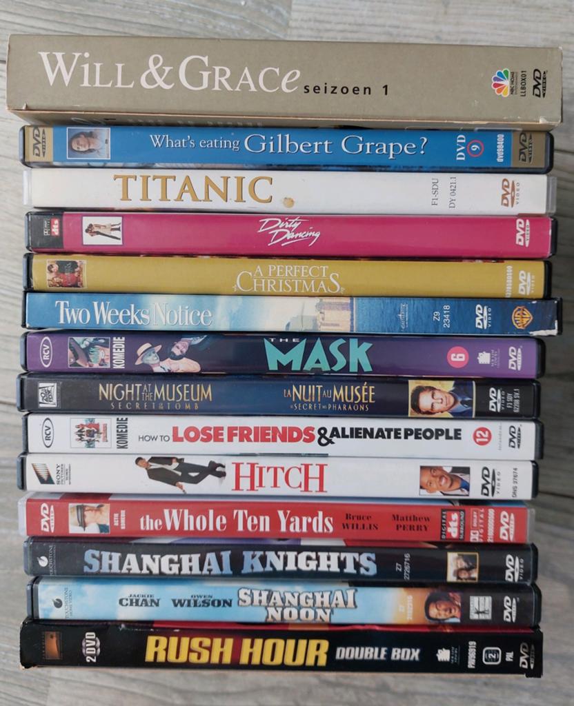 15 comedy DVD's, Alle leeftijden, Ophalen of Verzenden, Zo goed als nieuw, Overige genres
