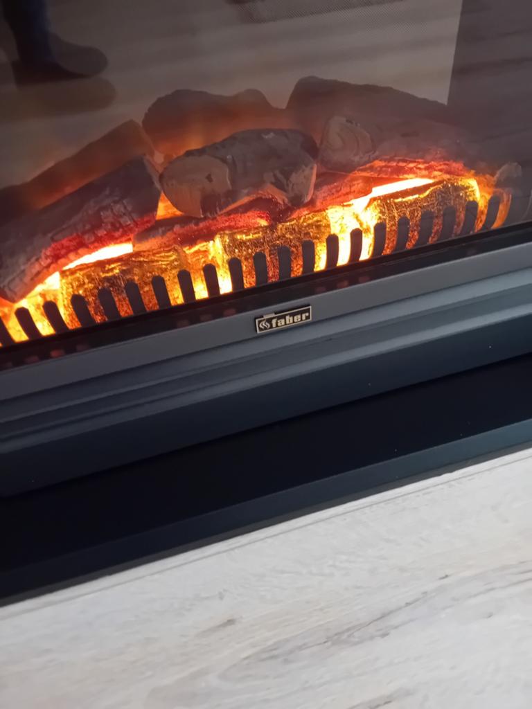 Haard en schouw elektrisch  met 2 standen  voor warmte, Huis en Inrichting, Haarden, Ophalen, Elektrische haard