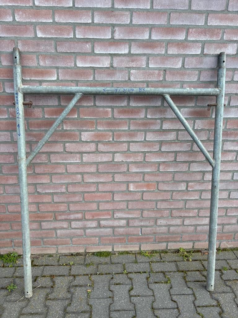 Steigerbokken, Doe-het-zelf en Verbouw, Steigers, Ophalen, Gebruikt, Overige typen, Minder dan 2 meter