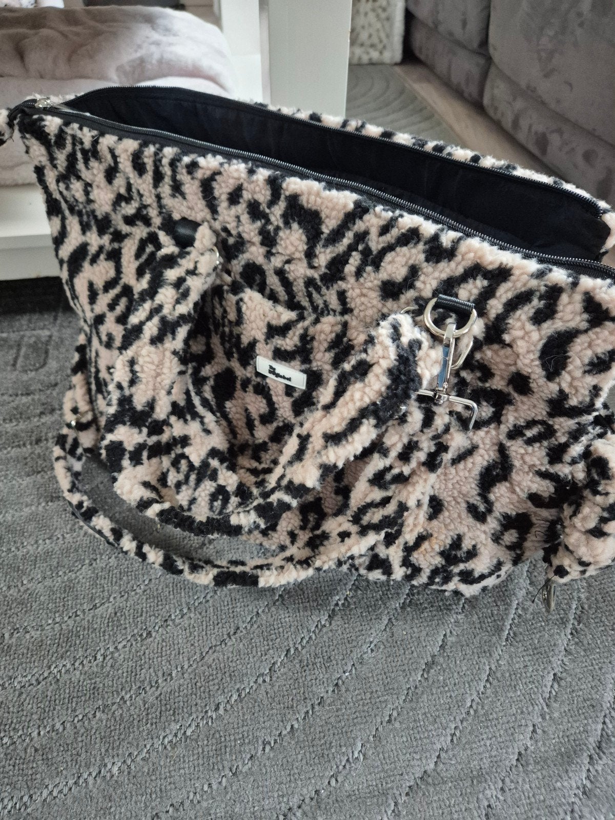 nieuwe Teddy draagtas van Dog label Leopard, Ophalen of Verzenden, Zo goed als nieuw, Bruin, Handtas