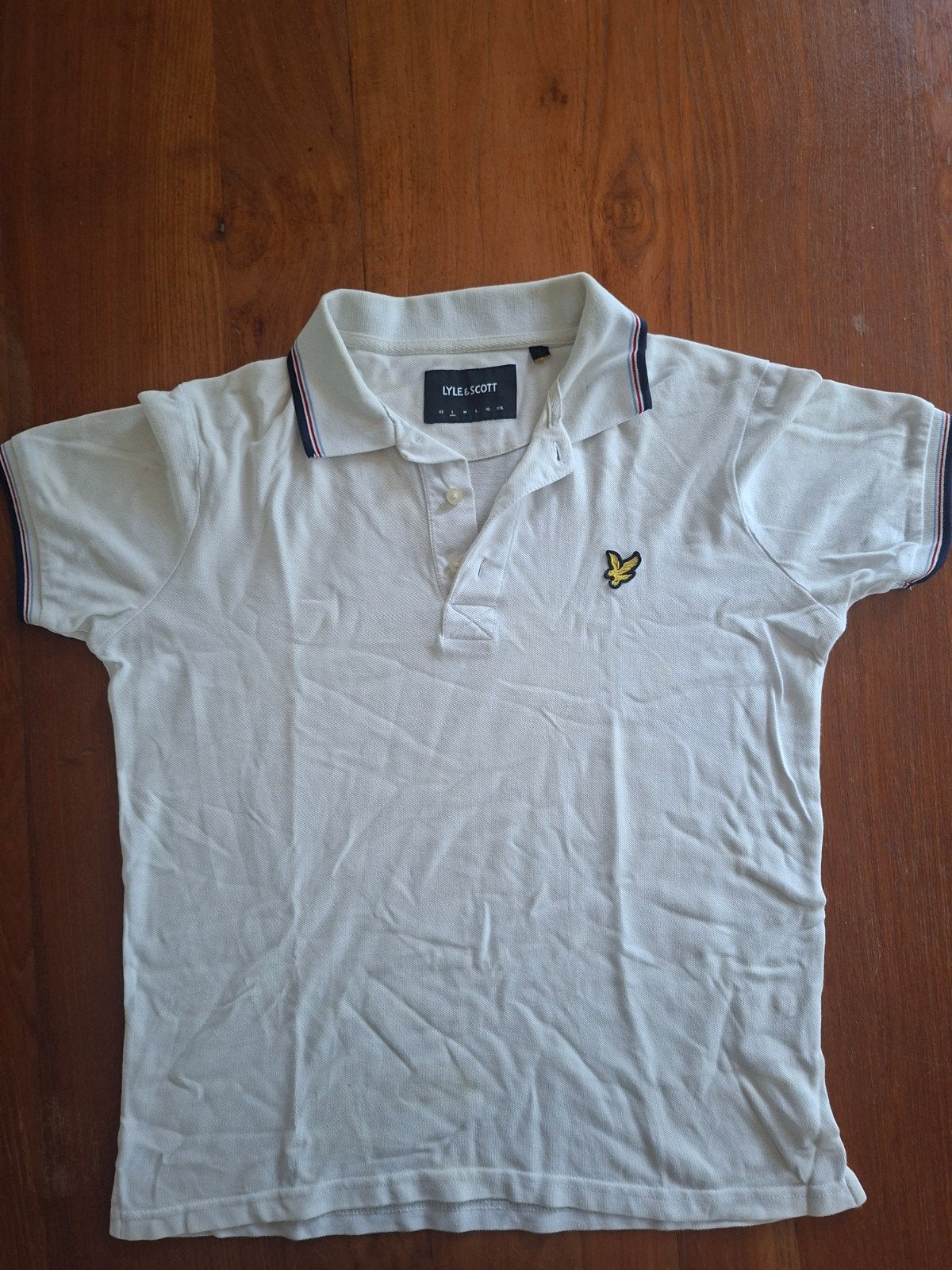 Lyle & Scott polo wit met gestreepte color, Kleding | Heren, Ophalen
