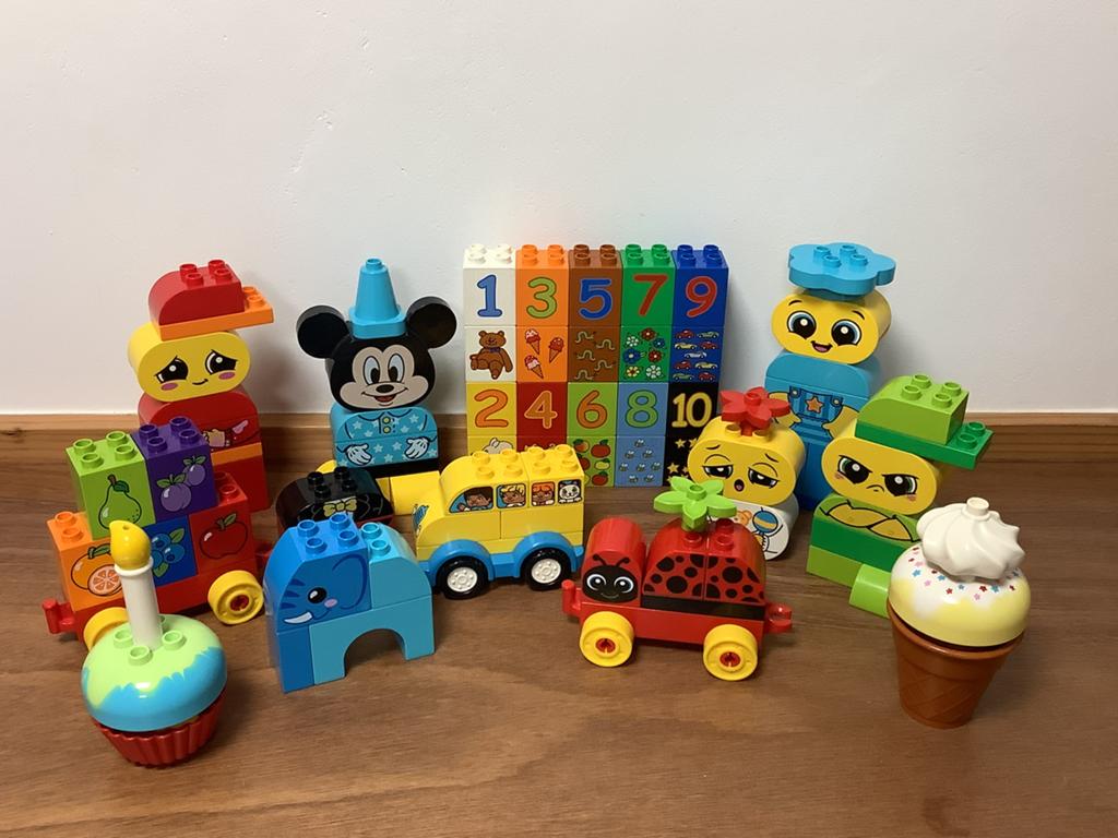 Duplo getallen blokken en diverse, Kinderen en Baby's, Speelgoed | Duplo en Lego, Ophalen of Verzenden, Zo goed als nieuw, Complete set