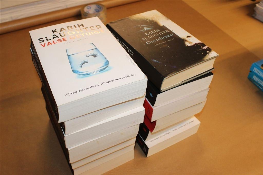 [Partij] 13x Karin Slaughter Thrillers – Mooie Staat, Ophalen of Verzenden, Gelezen