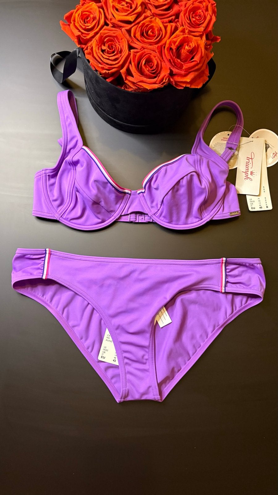 Triumph Bikini Set 40B/L - Nieuw met labels, Verzenden, Nieuw, Paars, Bikini