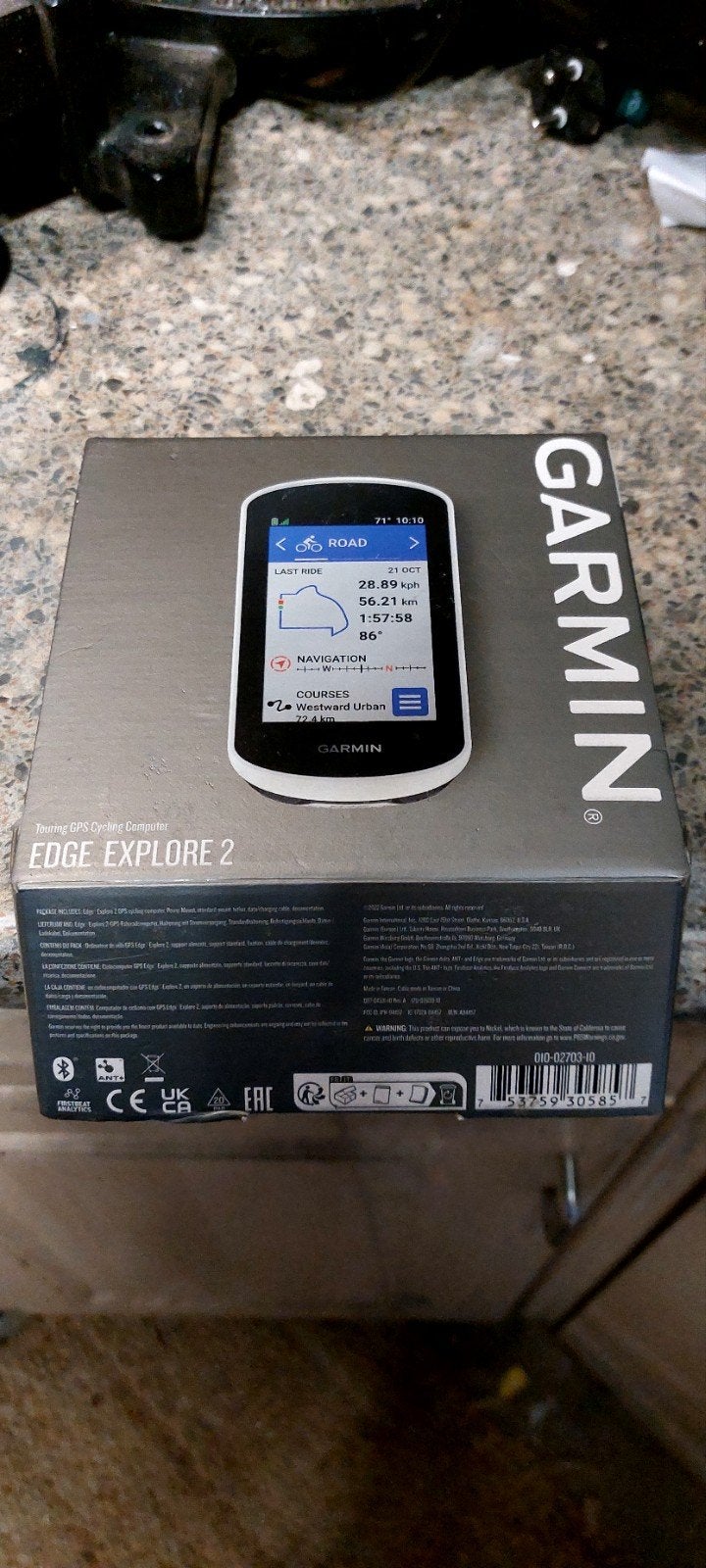 Garmin Edge Explore 2 Fietscomputer - Zo goed als nieuw, Ophalen of Verzenden, GPS, Zo goed als nieuw