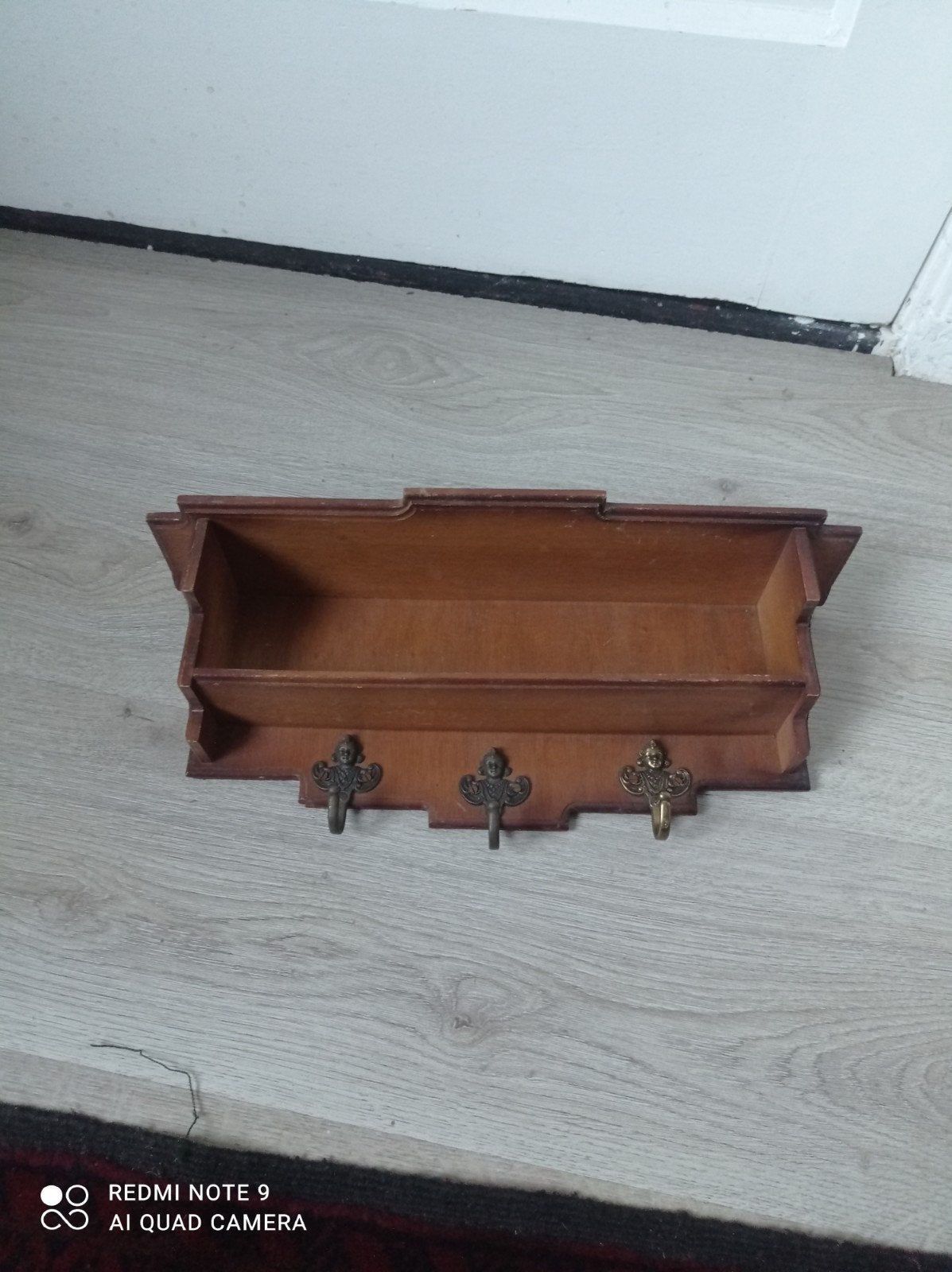 vintage houten wandkapstok,, Ophalen of Verzenden