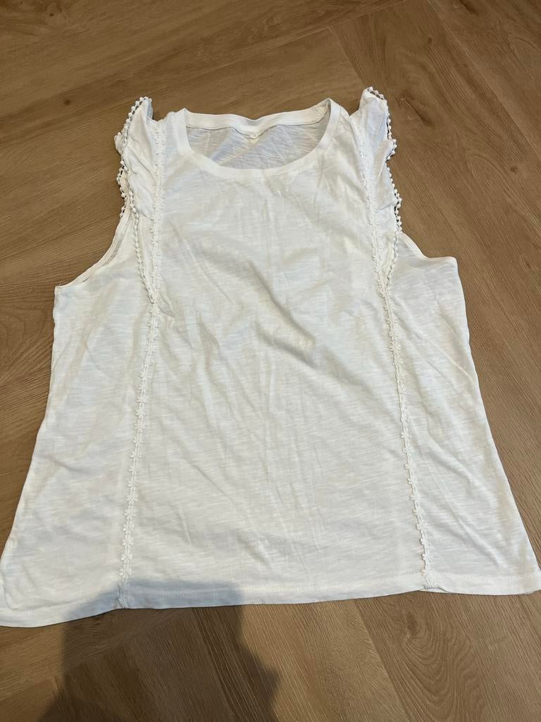 Fabienne Chapot shirt, maat L/40, Ophalen of Verzenden, Gedragen, Wit, Zonder mouw