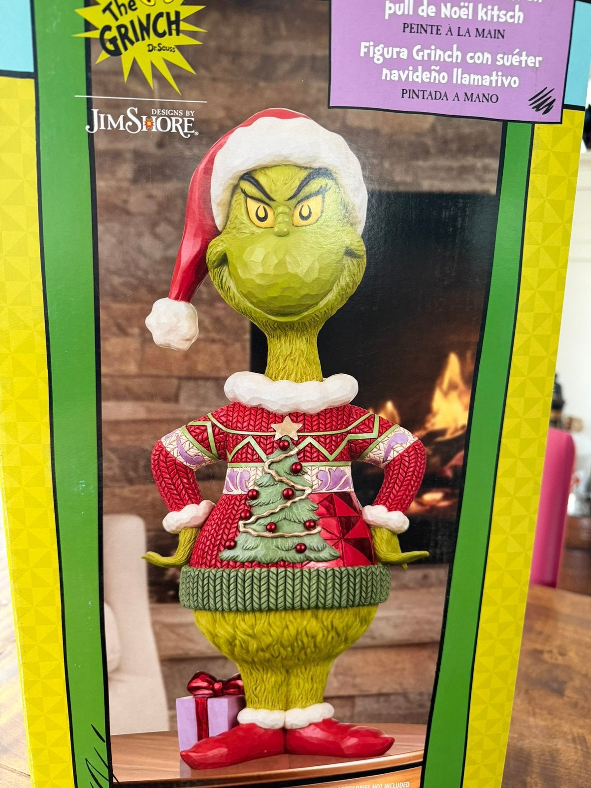 Nieuwe Disney kerst Grinch Ugly sweater, Ophalen of Verzenden, Overige figuren, Nieuw, Beeldje of Figuurtje