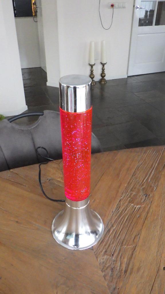 mooie retro lava-lamp, Huis en Inrichting, Lampen | Tafellampen, Ophalen of Verzenden, Gebruikt, Minder dan 50 cm